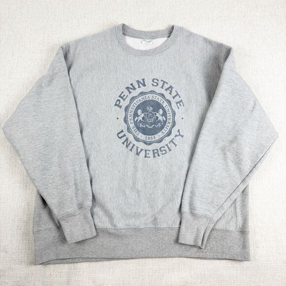 Penn State University Champion Reverse Weave Vintage Men's Crewneck Sweatshirt - Picture 3 of 15
